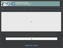 Tablet Screenshot of newenglandparkingcouncil.org